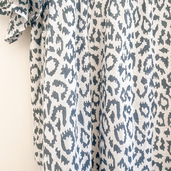 Emerson Fry India Collection Isla Dress in Charcoal Leopard XS/S - Picture 8 of 11